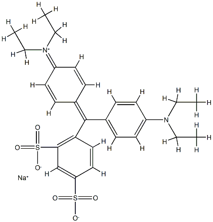 Acid brilliant blue z Structure