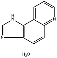 1H-Imidazo[4,5-f]quinoline,  hydrate  (1:1) Structure