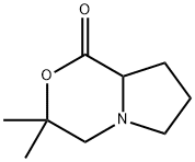 1H-Pyrrolo[2,1-c][1,4]oxazin-1-one,hexahydro-3,3-dimethyl-(9CI) 구조식 이미지