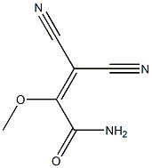 아크릴아미드,-bta-,-bta-dicyano-alpha-methoxy-(3CI) 구조식 이미지