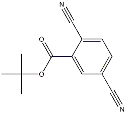 Tert-butyl 2,5-dicyanobenzoate Structure