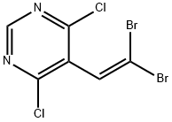 4,6-dichloro-5-(2,2-dibromovinyl)pyrimidine(WXC06055) Structure