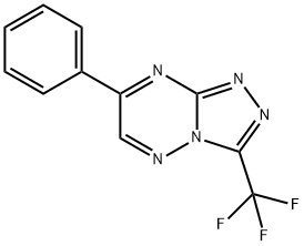 4-phenyl-9-(trifluoromethyl)-1,2,5,7,8-pentazabicyclo[4.3.0]nona-2,4,6 ,8-tetraene Structure