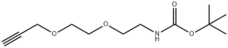 t-Boc-N-Amido-PEG2-Propargyl Structure