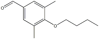 4-butoxy-3,5-dimethylbenzaldehyde Structure