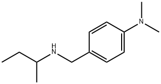 4-[(butan-2-ylamino)methyl]-N,N-dimethylaniline 구조식 이미지