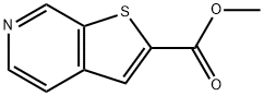 메틸티에노[2,3-c]피리딘-2-카복실레이트 구조식 이미지