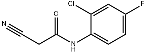 N-(2-chloro-4-fluorophenyl)-2-cyanoacetamide Structure