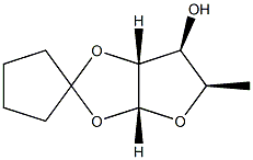 -alpha--D-Xylofuranose,1,2-O-cyclopentylidene-5-deoxy-(9CI) Structure