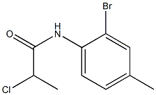 N-(2-BROMO-4-METHYLPHENYL)-2-CHLOROPROPANAMIDE Structure
