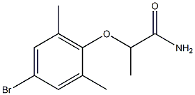 2-(4-bromo-2,6-dimethylphenoxy)propanamide 구조식 이미지