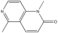 1,6-Naphthyridin-2(1H)-one,1,5-dimethyl-(9CI) 구조식 이미지