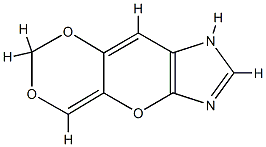 1H-[1,3]Dioxino[4,5:5,6]pyrano[2,3-d]imidazole  (9CI) Structure