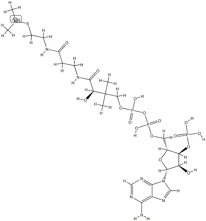 S-dimethylarsino-coenzyme A Structure