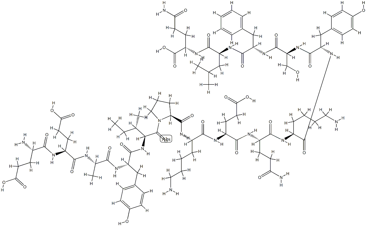 소마토트로핀(32-46) 구조식 이미지