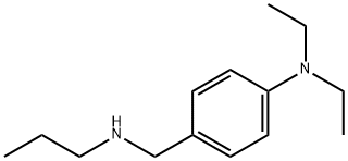 N,N-diethyl-4-[(propylamino)methyl]aniline 구조식 이미지