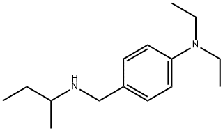 4-[(butan-2-ylamino)methyl]-N,N-diethylaniline 구조식 이미지