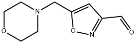 5-(Morpholinomethyl)isoxazole-3-carbaldehyde Structure