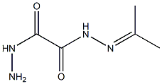 Oxalic  acid,  hydrazide  isopropylidenehydrazide  (7CI) 구조식 이미지