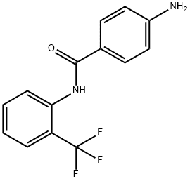 4-amino-N-[2-(trifluoromethyl)phenyl]benzamide Structure