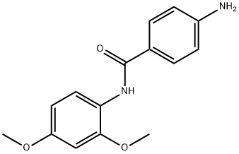 4-amino-N-(2,4-dimethoxyphenyl)benzamide Structure