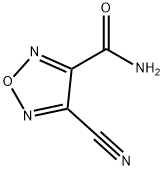 1,2,5-옥사디아졸-3-카르복스아미드,4-시아노-(9CI) 구조식 이미지