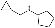 N-(cyclopropylmethyl)cyclopentanamine Structure
