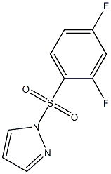 1-(2,4-difluorophenylsulfonyl)-1H-pyrazole 구조식 이미지