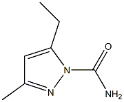 1H-Pyrazole-1-carboxamide,5-ethyl-3-methyl-(9CI) Structure