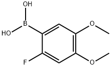 2-플루오로-4,5-디메톡시페닐보론산 구조식 이미지
