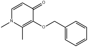 3-(benzyloxy)-1,2-
dimethylpyridin-4(1H)-one 구조식 이미지
