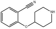 2-(PIPERIDIN-4-YLOXY)BENZONITRILE 구조식 이미지
