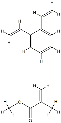 methylmethacrylate-divinylbenzene polymer Structure