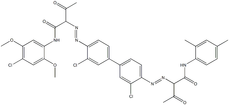 Pigment Yellow 176 Structure
