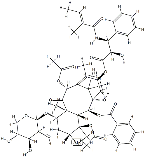 XYLOTAXOL B, 7-(P) Structure