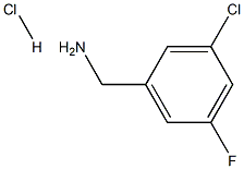 3-Chloro-5-fluorobenzylamine hydrochloride Structure