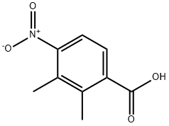 Benzoic acid, 2, 3- dimethyl- 4- nitro- Structure