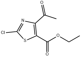 Ethyl 4-acetyl-2-chloro-5-thiazolecarboxylate Structure