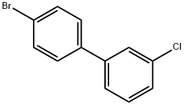 4-Bromo-3-chlorobiphenyl 구조식 이미지