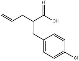 벤젠프로판산,4-클로로-α-2-프로펜-1-일- 구조식 이미지