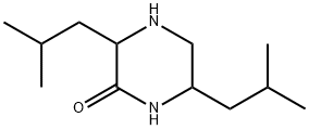 2-피페라지논,3,6-디이소부틸-(7CI) 구조식 이미지