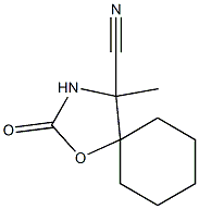 1-Oxa-3-azaspiro[4.5]decane-4-carbonitrile,4-methyl-2-oxo-(7CI) 구조식 이미지