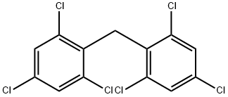Methane, bis(2,4,6-trichlorophenyl)- Structure