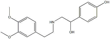 (+-)-Denopamine Structure