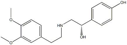 (S)-Denopamine Structure