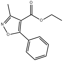 4-이속사졸카르복실산,3-메틸-5-페닐-,에틸에스테르 구조식 이미지