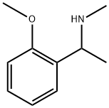 N-[1-(2-methoxyphenyl)ethyl]-N-methylamine Structure