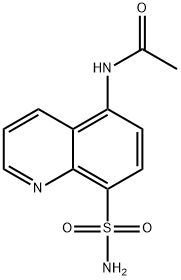 8-Quinolinesulfonamide,  5-acetamido-  (6CI,7CI) Structure