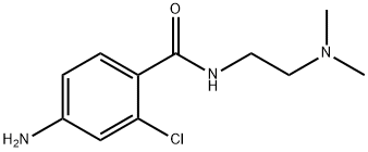 4-amino-2-chloro-N-[2-(dimethylamino)ethyl]benzamide 구조식 이미지