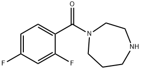 1-(2,4-difluorobenzoyl)-1,4-diazepane Structure